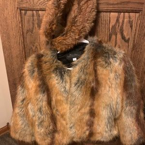 Fox Fur coat and headband